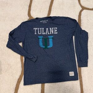 Tulane University Navy Long Sleeve Tee